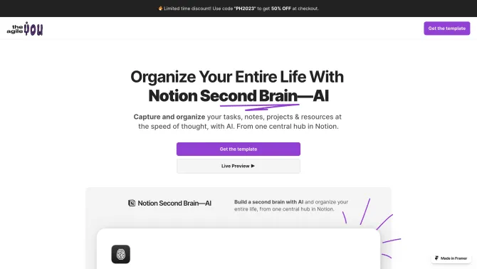 The Agile You: Second Brain AI for Notion