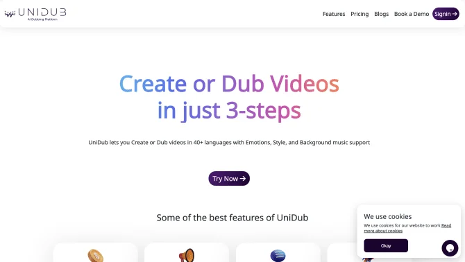 UniDub - Multi-Lingual AI Dubbing Platform