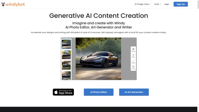 WindyBot AI Writer, Art & Image Generator