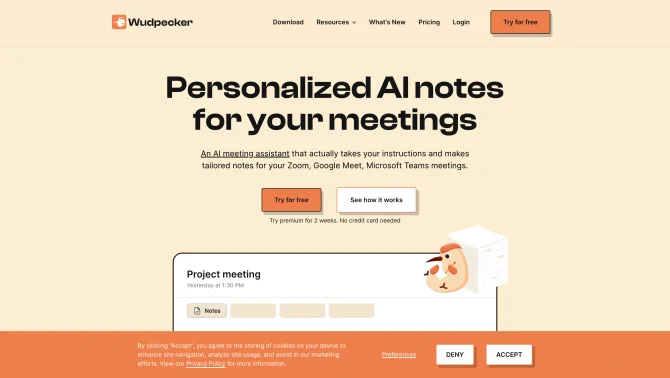 Wudpecker - Your AI Meeting Assistant