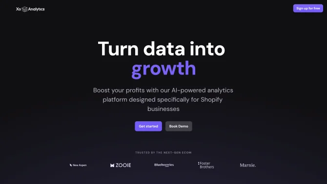 XO Analytics - AI-Powered Ecom Analytics Platform